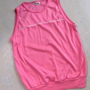 Vintage RHAPSODIE Bubblegum Pink Sleeveless Top